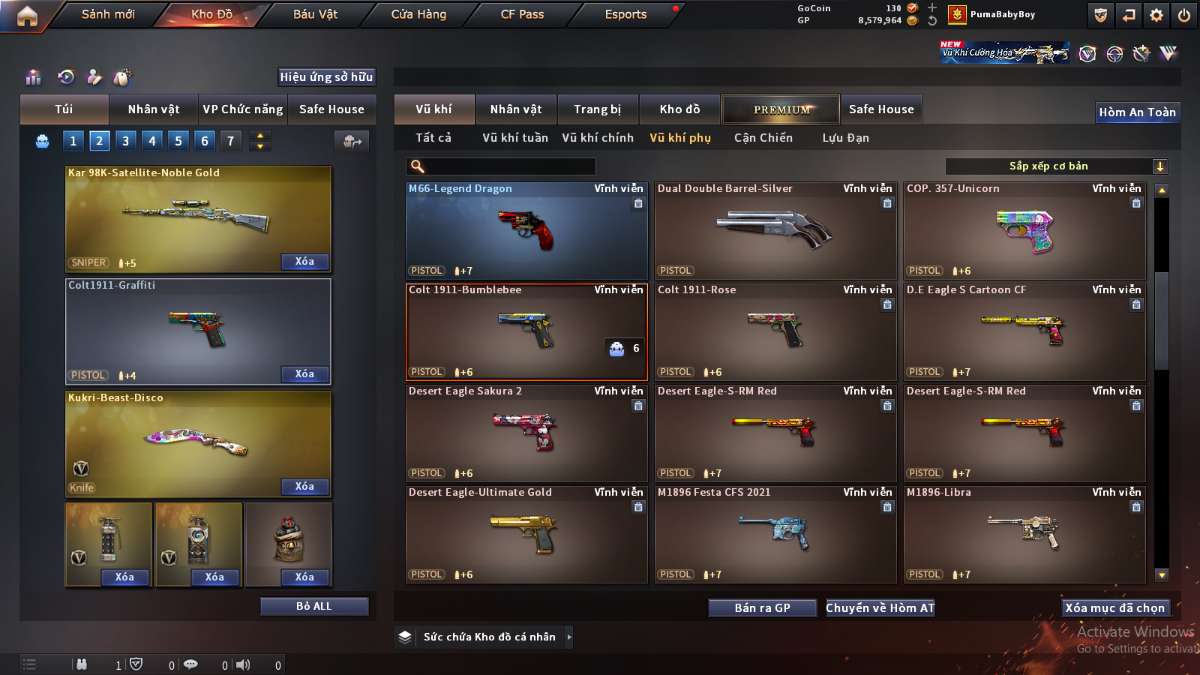 shop acc cf uy tin gia re